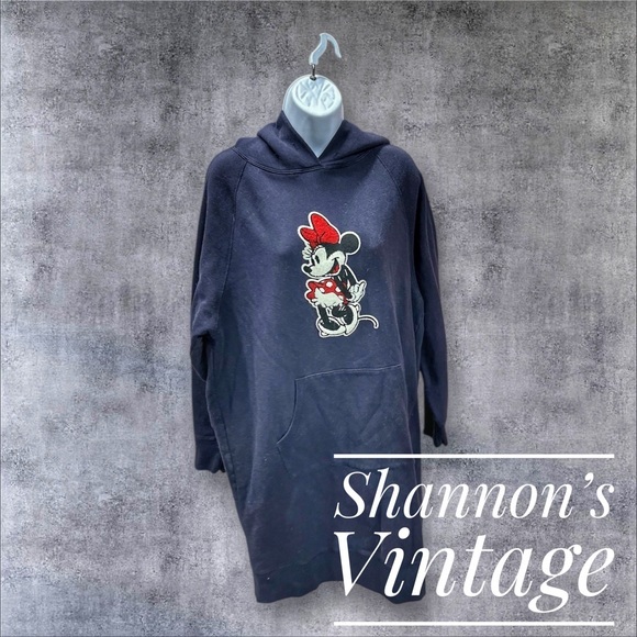 Uniqlo Tops - Uniqlo X Disney Mickey Stands Minnie Women’s Sz XL Longline Hoodie A35